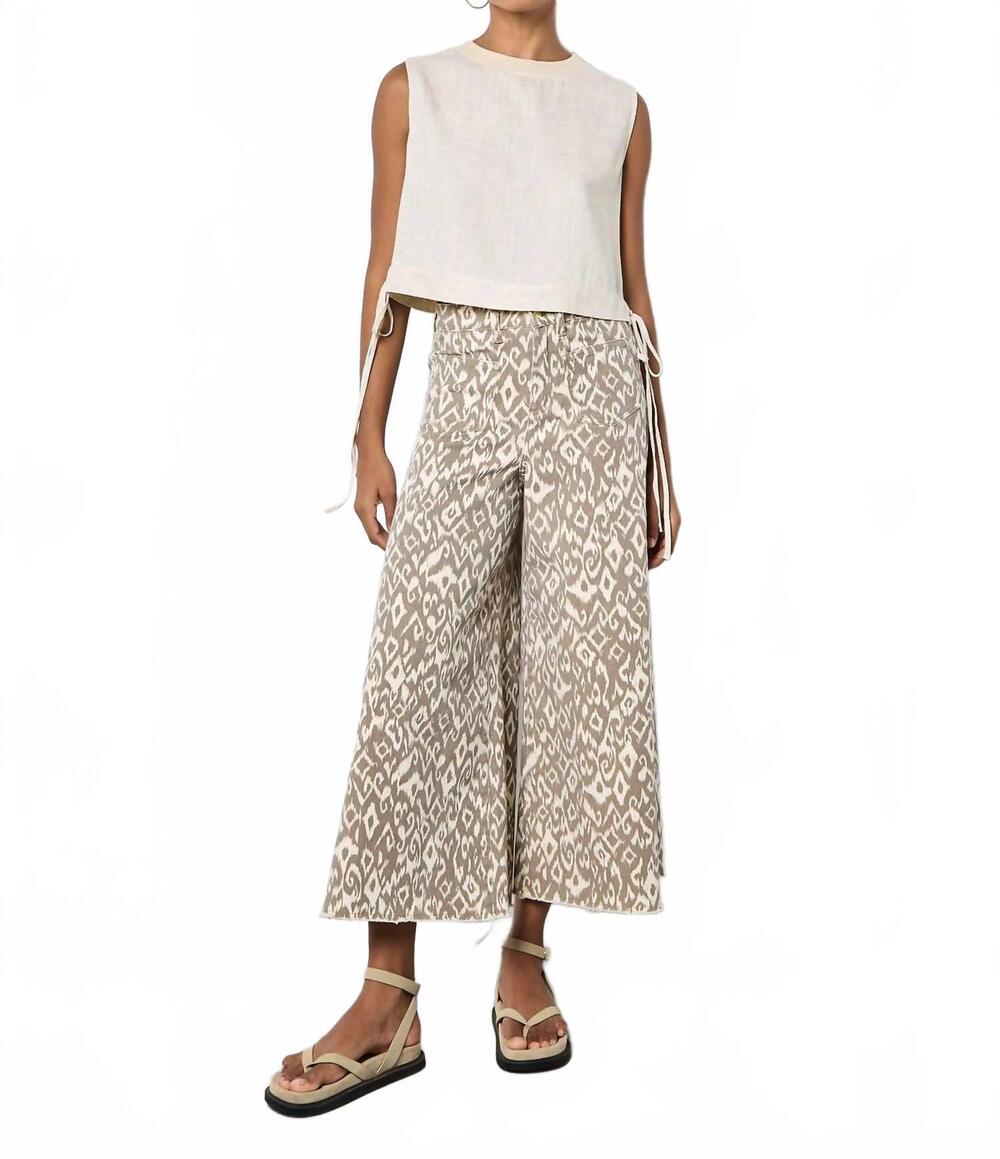 NEW APRICOT giana wide leg jeans in stone